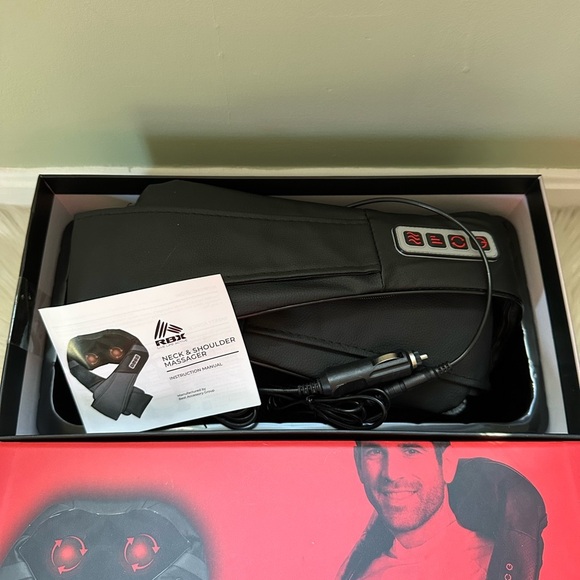 RBX Neck & Shoulder Massager Shiatsu Massage Soothing Heat Arm Straps NEW - Picture 5 of 6